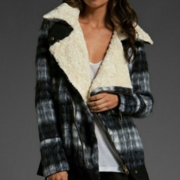 Free People Plaid Sherpa Jacket - Picture 6 of 8